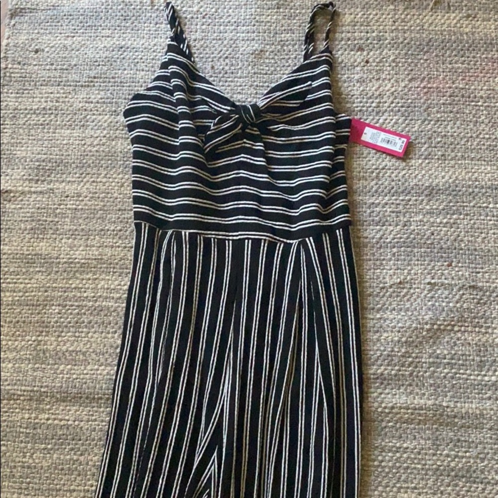 black and white romper
